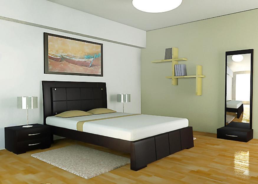 Dormitorio juvenil completo con modulos ocre en Cartagena